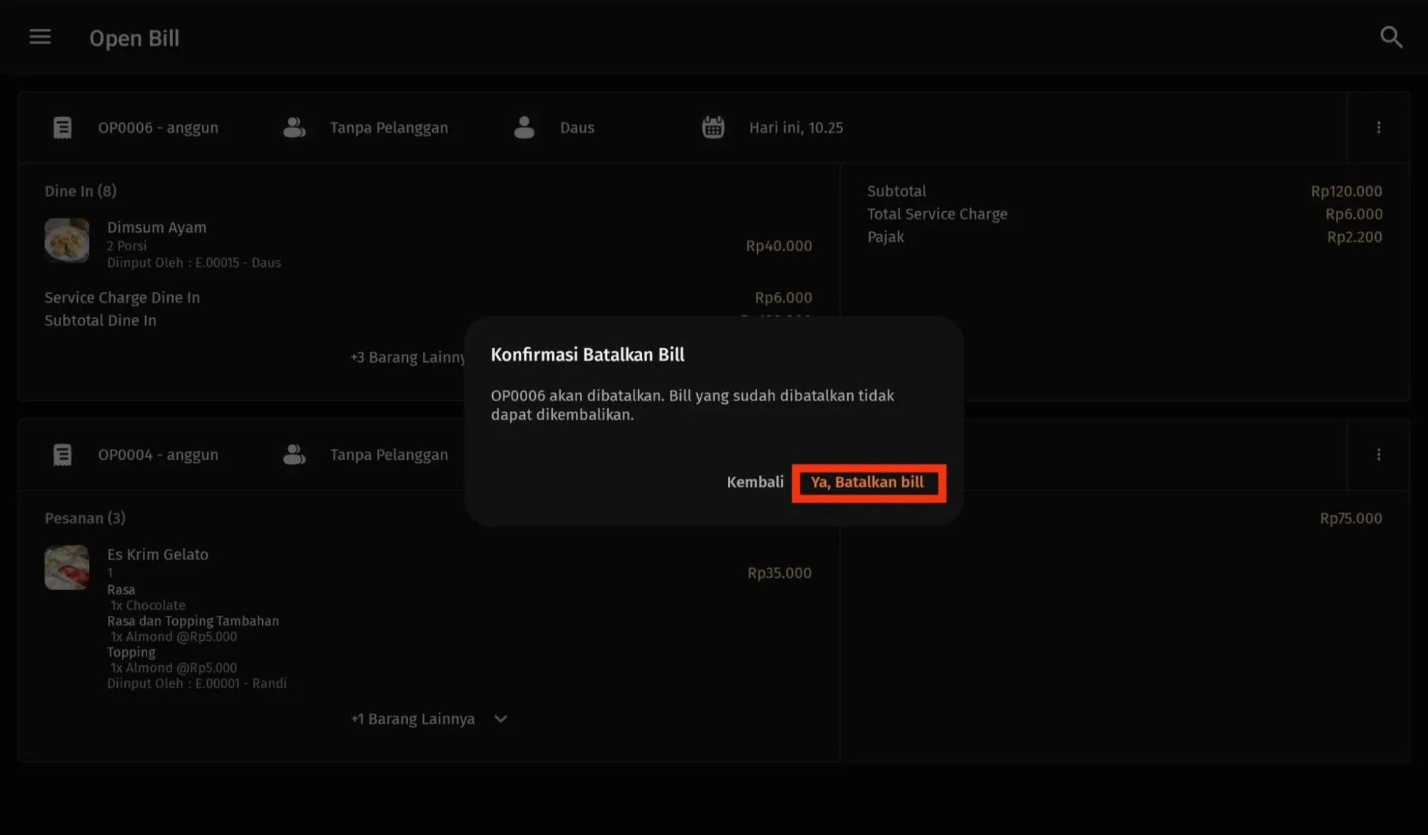 cetak label pembatalan pesanan